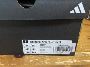 新品 アディゼロ アフターバーナー 9 スパイク / Adizero Afterburner 9 Pカバー(P革)加工済