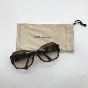 LOUIS VUITTON ルイヴィトン サングラス ブラウン ラメ ※ストーン欠品　P2781