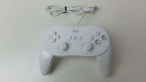 ◆任天堂　Nintendo Wii WiiU　クラシック コントローラー PRO　shiro　RVL-005(-02)　ホワイト　白　ニンテンドー 