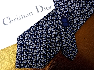 ♪№r2623◆美品◆【Dior】ディオール◆動物 リス◆ネクタイ◆