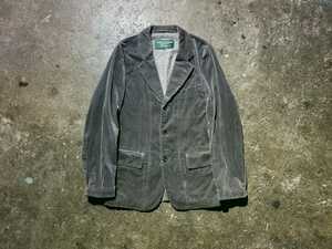 COMME des GARCONS HOMME PLUS EVER GREEN 05AW アウトシームデザインベルベットジャケット 2005AW コムデギャルソンオムプリュス 98AW復刻