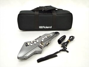 KM619●現状品●Roland ローランド AE-05　Aerophone GO エアロフォン　電子サックス　ソフトバッグ付き　通電確認のみ/動作未確認