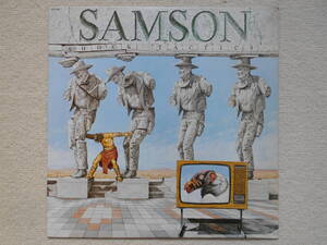 LP サムソン SAMSON /魔界戦士 SHOCK TACTICS☆RCA RPL-8096 ブルース・ディキンソン