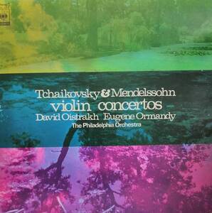 LP盤 ダヴィッド・オイストラフ/ユージン・オーマンディ/Philadelphia 　Mendelssohn & Tchaikovsky Violin協奏曲 Op64&35