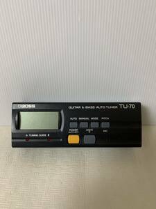 Boss Guitar & Bass Auto Tuner TU-30ボス チューナー 本体のみ/ギター&ベース/通電のみ詳細動作未確認/部品取り用/小傷汚れ等/ジャンク扱