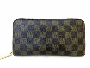 ヴィトン N60015 VI2067 ジッピーウォレット ■ ダミエ ファスナー根元交換商品 財布 LOUIS VUITTON レディース □6E マ1000