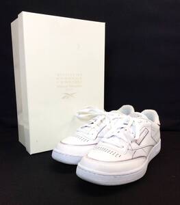 MAISON MARGIELA × Reebok メゾンマルジェラ リーボック H02407 PROJECT 0 CC TL コラボ ローカット スニーカー 靴 ホワイト メンズ 28cm