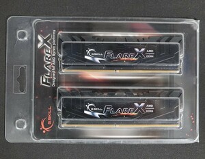 G.Skill Flare X F4-3200C14D-16GFX DDR4-3200 CL14-14-14-34 1.35V 16GB (8GB 2枚組)