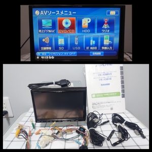 アルパイン 8インチ HDDナビ VIE-X088VS BIG-X Bluetooth/フルセグ地デジ内臓 地図2012年 即決新品フィルムアンテナ☆ 動作　プリウス