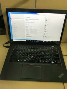 210★中古品 Win10Pro Lenovo ThinkPad X1 Carbon Intel Corei5(5300U)-2.30GHz/8GB/256GB 14インチ PC ノートパソコン ★