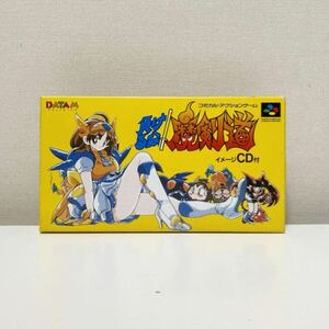 【レア】SFC　負けるな！魔剣道　箱説ハガキ・イメージCD付き　完品