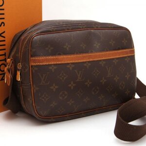 【美品】 ルイヴィトン Louis Vuitton モノグラム リポーターPM ショルダーバッグ ボディバッグ 大容量 メンズ レディース B0425