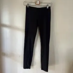 American apparel ブラック ストレッチスパッツ M