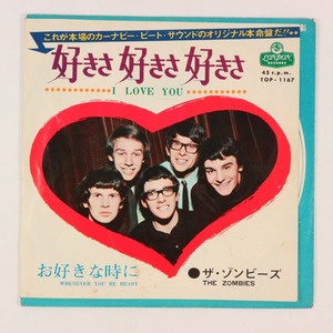 ◆EP◆THE ZOMBIES/ザ・ゾンビーズ◆好きさ好きさ好きさ/お好きな時に◆London Records TOP-1167◆I Love You/Whenever You