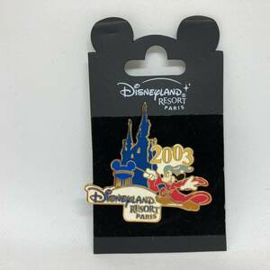 ♪♪ 290 DLP Disneyland Paris パリ ピンバッジ ソーサラー ミッキー Two Park 2003 Logo Sorcerer Mickey ピン 2002年