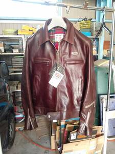 新品　Lewis Leathers ルイスレザー ドミネーター ベジカウ タイトフィット　茶芯　38　No.551T T.F DOMINATOR / VEGE COW / BROWN　