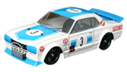 ☆★ABC HOBBY☆ ニッサン・スカイラインHT2000 GT-R（KPGC10）レーシング仕様　ブルー ☆★新品