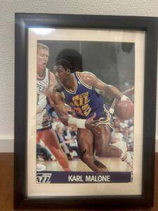 Karl Malone　カール・マローン　サイン入写真　証明書付