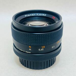 74★美品★ CONTAX Carl Zeiss Planar 1.4/50 T* 単焦点レンズ カールツァイス コンタックス