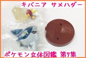 R17】ポケットモンスター 立体ポケモン図鑑 第7集 【キバニア サメハダー】 ポケモン ガシャポン