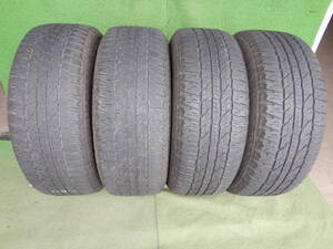 ★YOKOHAMA GEOLANDAR A/T GO15★265/65R17 112H 残り溝:2本6.2mm/2本5.9mm以上 2017年製 4本 MADE IN THAILAND