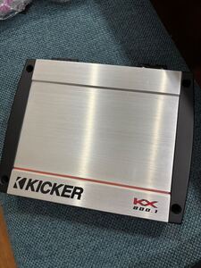 KICKER キッカー KX800.1 MAX800W リモートコントローラー付 定価129100円 音出し確認済 NCNR検》ROCKFORD ALPINE FOCAL MTX パワーアンプ