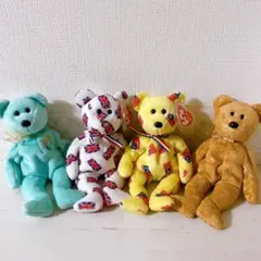 beanie babys ビーニーベイビーズ　くま　国旗柄