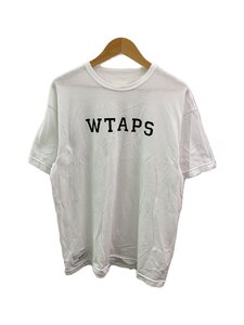 WTAPS◆22SS/ACADEMY SS TEE/Tシャツ/2/コットン/WHT