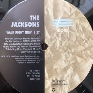 12’ The Jackson’s-Walk right now/Blame it on the boogie