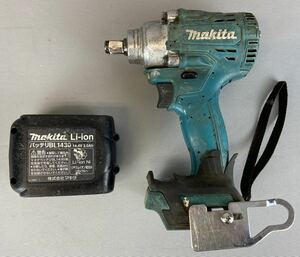 F12IE6 makita マキタ 充電式 18V インパクトドライバー TW300D バッテリーつき BL1430 / 14.4V