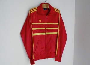 アディダス スペイン代表モデル ジャージ ヨーロッパ製 1970s ヴィンテージ adidas W杯 イニエスタ トーレス ワールドカップ 青タグ レア