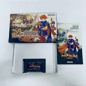 GBA ゲームボーイアドバンス ファイアーエムブレム 封印の剣 ソフト 箱説付 起動確認済