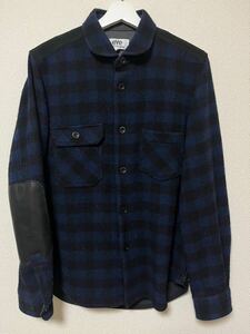 美品 junya watanabe man ジュンヤ ワタナベ マン comme des garcons コム デ ギャルソン ネルシャツ 長袖シャツ チェック