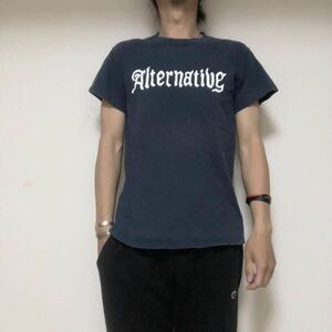 tenderloin テンダーロイン T-TEE ALTERNATIVE TシャツSネイビー