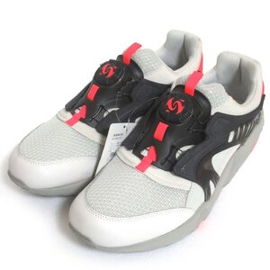 未使用 PUMA プーマ DISC BLAZE CT ディスクブレイズ スニーカー シューズ 362040 03 30cm グレー×オフホワイト×ブラック×レッド系