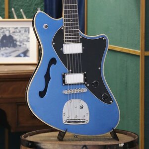 送料無料 新品 Balaguer Guitars バラゲールギターズ エレキギター Espada Ambient Select Gloss Metallic Lake Placid Blue ケース付