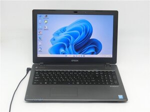 WEBカメラ/最新Win11Pro/中古/15型/ノートPC/新品SSD512GB/8GB/4世代i7/EPSON　NJ3900E 新品無線マウス MS office2021ProPlus搭載