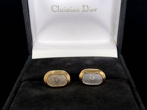 ◎№5244◎■良品■【Dior】ディオール【シルバー・ゴールド】■カフス♪