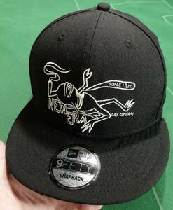 □ニューエラ toymachineトイマシーン コラボ 9FIFTY キャップ ブラック スナップバックフリー 美品!!!□