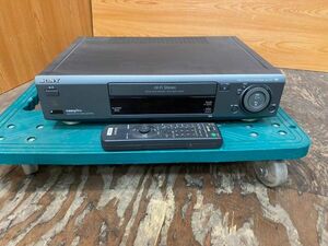 ★a-241　SONY VHS ビデオデッキ SLV-FX11 リモコン付き