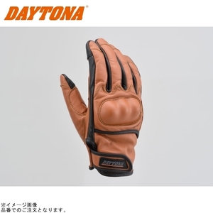 在庫あり DAYTONA デイトナ 17758 HBG-110 カウレザープロテクターグローブ ブラウン サイズ:XL