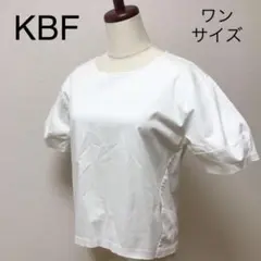 4c レディース　半袖　ブラウス　トップス　KBF 白　夏　M