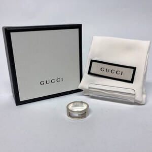 kk172 GUCCI リング 19号 Aｇ925 ※中古