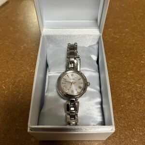 SEIKO　セイコー 1B21-0AP0　セイコーセレクション　SWFH089　電波ソーラー　レディース腕時計　稼働品　現状品　説明書・箱あり