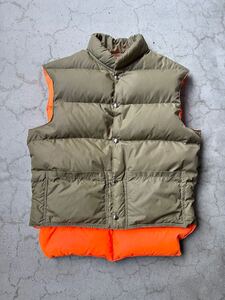 激レア 70’s Comfy Goose Down Vest リバーシブル ダウンベスト 80s vintage USA製 ビンテージ ノースフェイス