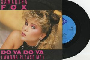 【ロック 7インチ】Samantha Fox - Do Ya Do Ya (Wanna Please Me) / Never Gonna Fall In Love Again [Jive FOXY 2]