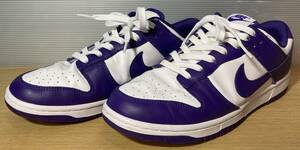 NIKE ナイキ DUNK LOW RETRO Championship Court Purple　DD1391-104　28.0cm　ダンク ロー レトロ　スニーカー　