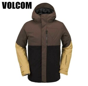 【23-24】VOLCOM L GORE-TEX JACKET BROWN ボルコム スノーボードウェア メンズ ジャケット Sサイズ