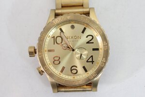 ○ニクソン/NIXON クロノグラフ メンズ ゴールドカラー 腕時計 THE-51-30