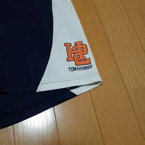 【非売品】法政大学二高アメフト部TOMAHAWKS 選手支給 ハーフパンツ XL UA アンダーアーマー